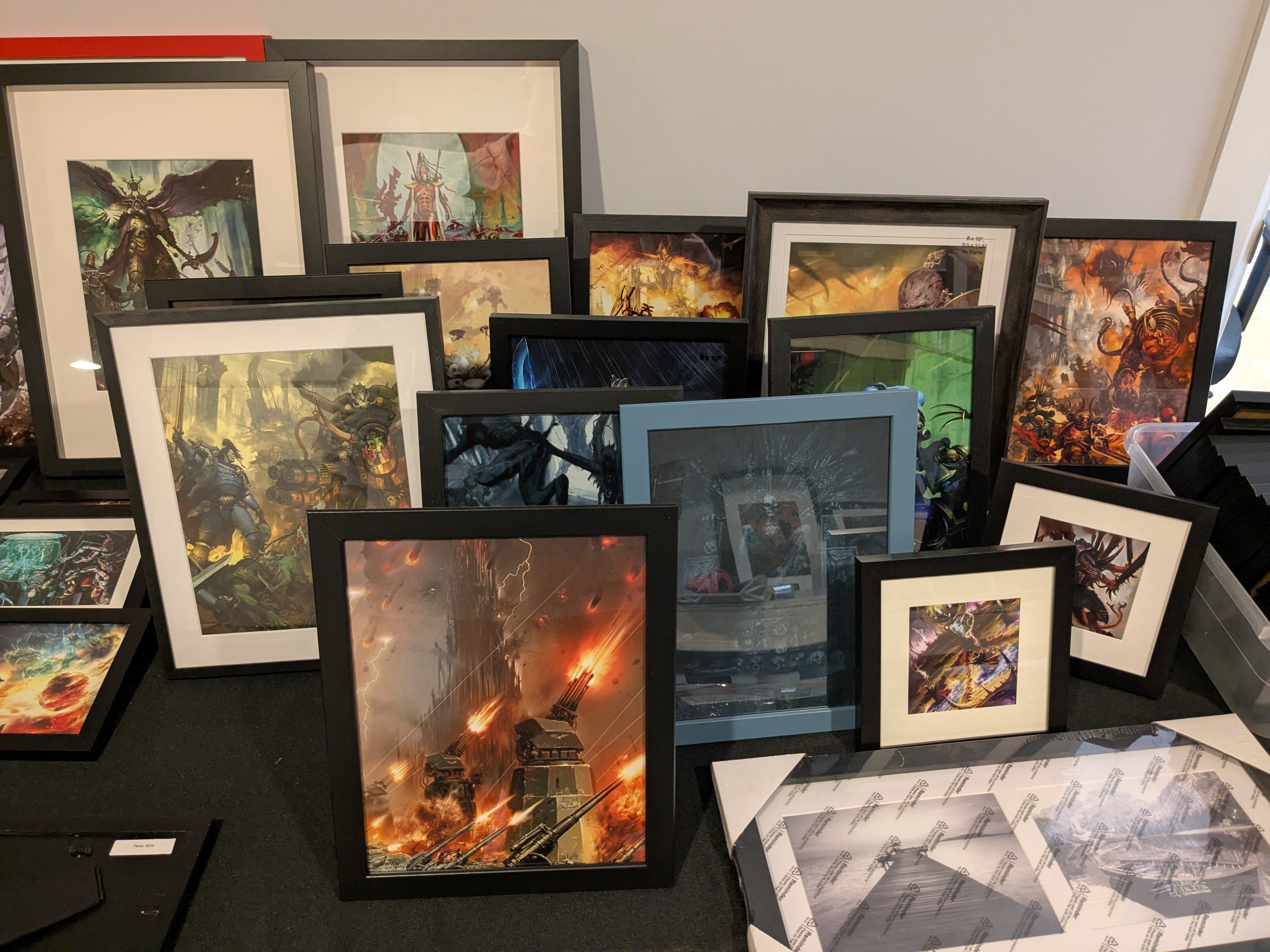 More supplies and WIP pieces