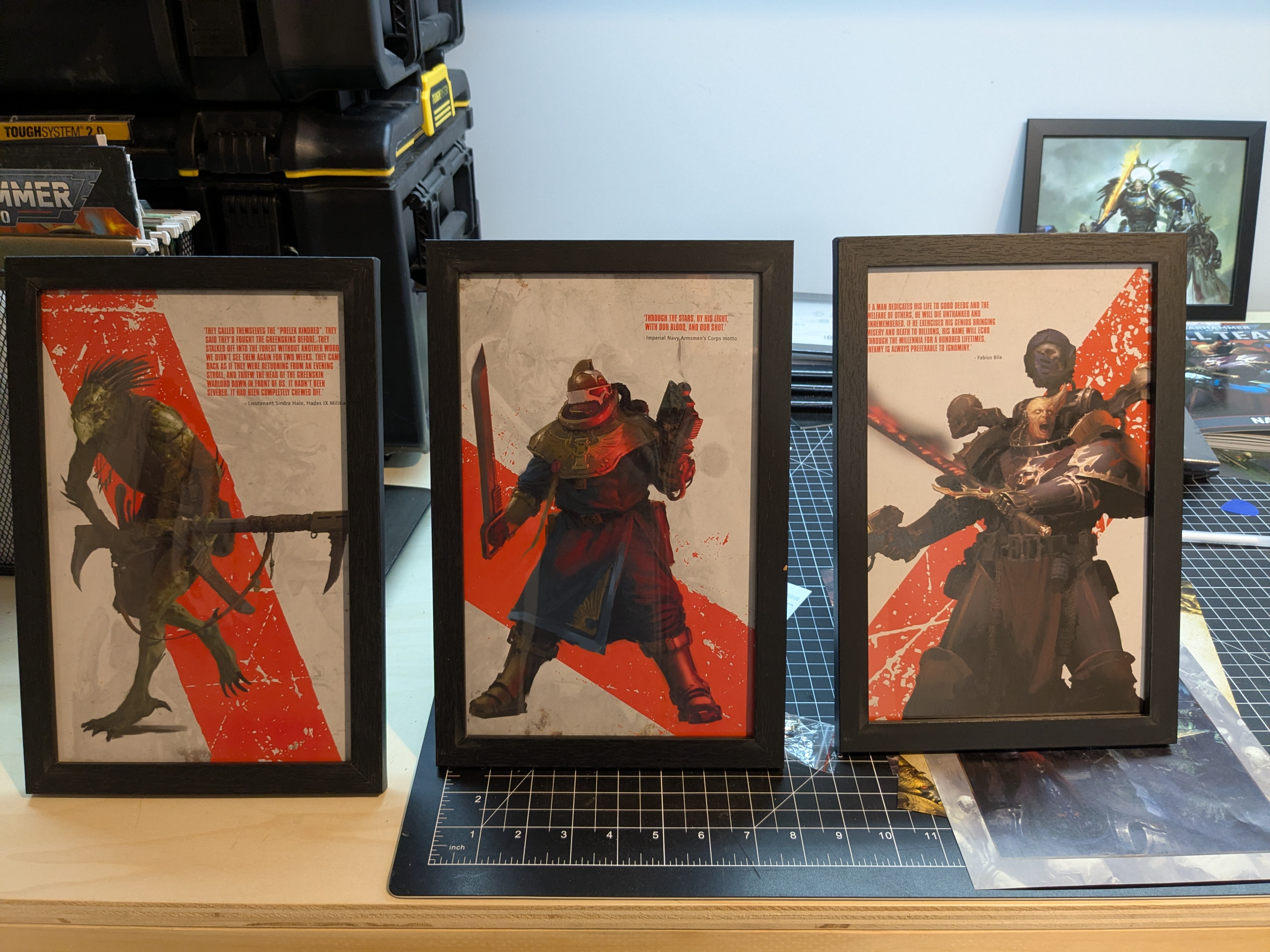 Kill Team prize pieces ready to ship